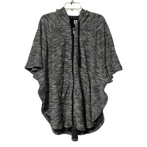 Anne Klein size 2X women’s hooded zip-up poncho